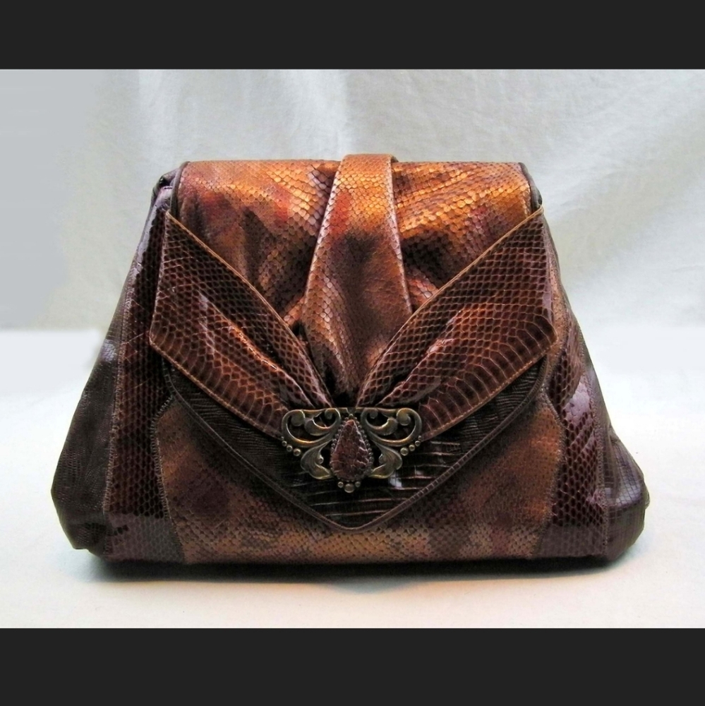 Vintage Sharif Snake skin purse